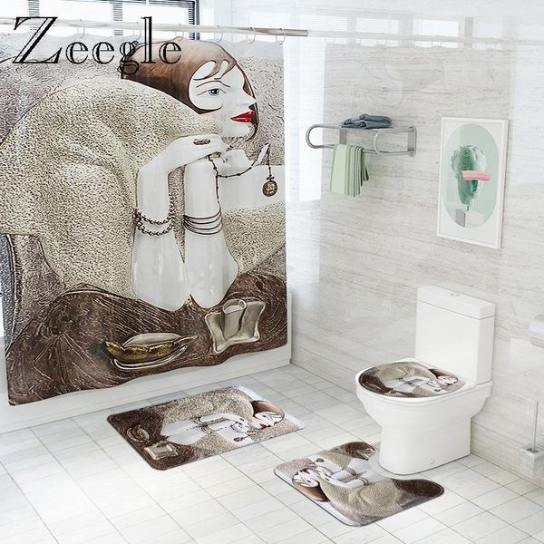 printed bath mat and waterproof shower curtain set absorbent toilet seat cover bathroom carpet rug floor mats
printed bath mat and waterproof shower curtain set absorbent toilet seat cover bathroom carpet rug floor mats