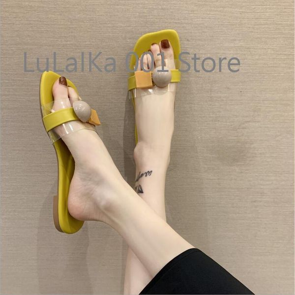80% off shoes summer new candy color geometric decoration beach slip on square toe pvc transparent flat slipper holiday flip flops women, Black
80% off shoes summer new candy color geometric decoration beach slip on square toe pvc transparent flat slipper holiday flip flops women, Black