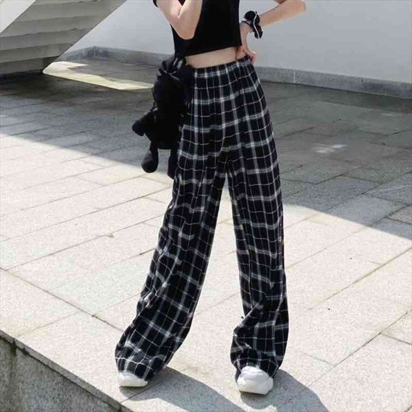 plus size plaid pants women autumn korean fashion wide leg pant oversize high waist casual loose trousers, Black;white
plus size plaid pants women autumn korean fashion wide leg pant oversize high waist casual loose trousers, Black;white