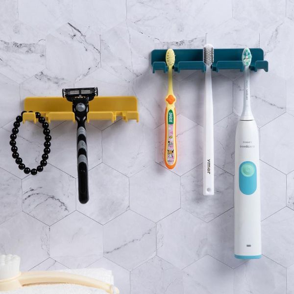 toothbrush holders multifunctional punch-hook wall-mounted holder bathroom toilet bedroom household plug place
toothbrush holders multifunctional punch-hook wall-mounted holder bathroom toilet bedroom household plug place