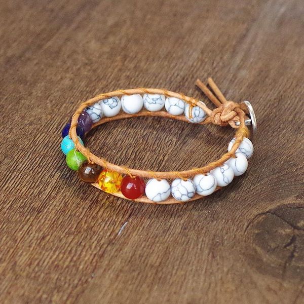 charm bracelets natural stone beads 7 chakra bracelet & bangle yoga wrap leather boho women men fashion jewelry gift, Golden;silver
charm bracelets natural stone beads 7 chakra bracelet & bangle yoga wrap leather boho women men fashion jewelry gift, Golden;silver