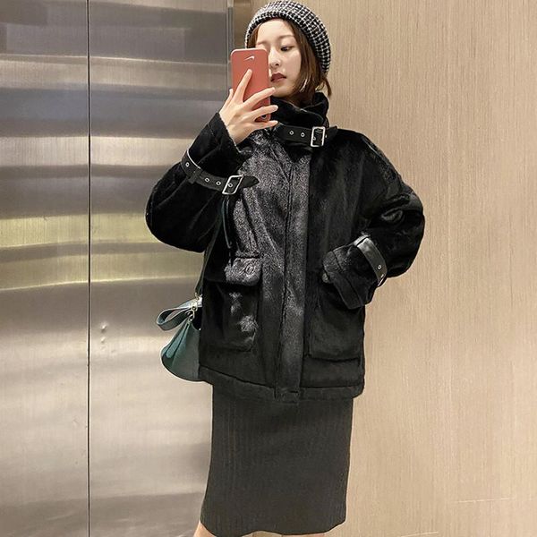 women's fur & faux coat natural 2021 artificial coats for women winterwear winter jacket luxury down teddy, Black
women's fur & faux coat natural 2021 artificial coats for women winterwear winter jacket luxury down teddy, Black
