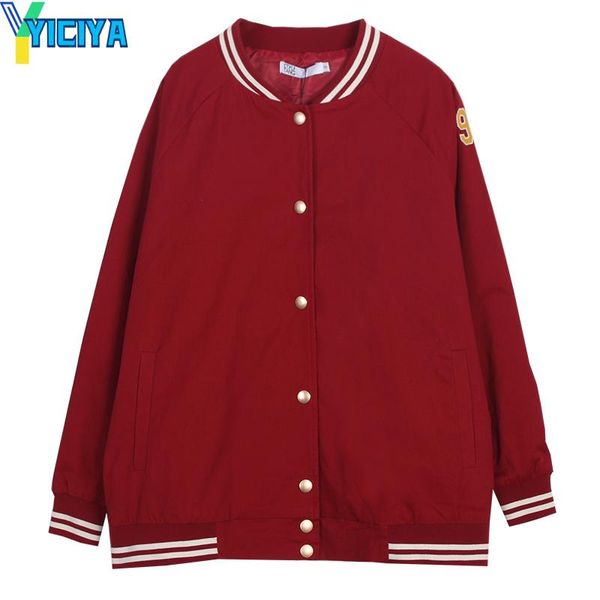 women's jackets vintage spring autumn fashion red letter embroidery oversized jacket baseball women patchwork college bomber coat 2021, Black;brown
women's jackets vintage spring autumn fashion red letter embroidery oversized jacket baseball women patchwork college bomber coat 2021, Black;brown
