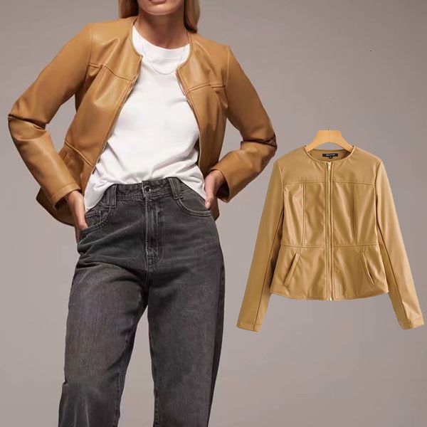 women's down & parkas fashion autumn winter pu coat women jacket o neck cropped jackets overcoat single breasted zipper slim outwe, Black
women's down & parkas fashion autumn winter pu coat women jacket o neck cropped jackets overcoat single breasted zipper slim outwe, Black