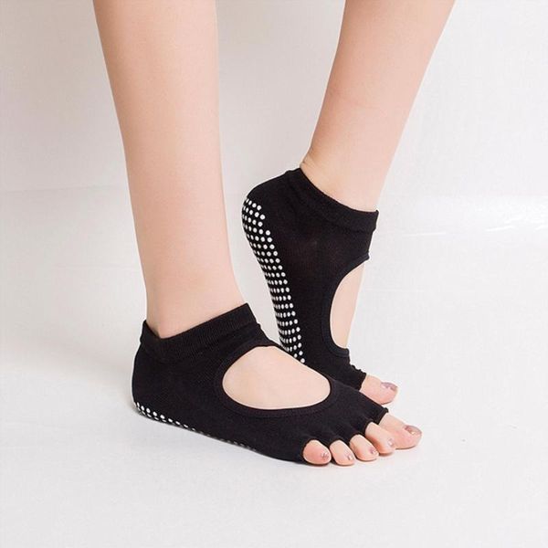 sports socks women yoga backless five toe anti-slip silicone non-slip cotton lady ballet gym fitness pilates slippers sock, Black
sports socks women yoga backless five toe anti-slip silicone non-slip cotton lady ballet gym fitness pilates slippers sock, Black