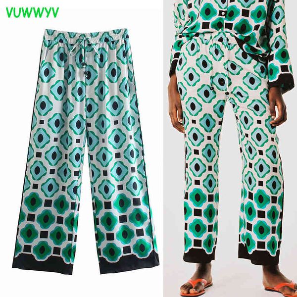 women pants green geometric print wide leg woman casual high waist straight y2k streetwear trousers for female 210430, Black;white
women pants green geometric print wide leg woman casual high waist straight y2k streetwear trousers for female 210430, Black;white