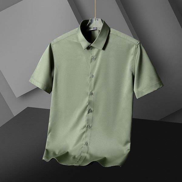 men's casual shirts shirt slim anti-wrinkle smooth breathable summer short sleeve men fashion business social male, White;black
men's casual shirts shirt slim anti-wrinkle smooth breathable summer short sleeve men fashion business social male, White;black