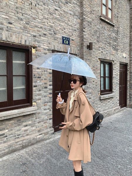 women's trench coats golden mushroom notting hill autumn leaf small british windbreaker loose coat medium length, Tan;black
women's trench coats golden mushroom notting hill autumn leaf small british windbreaker loose coat medium length, Tan;black