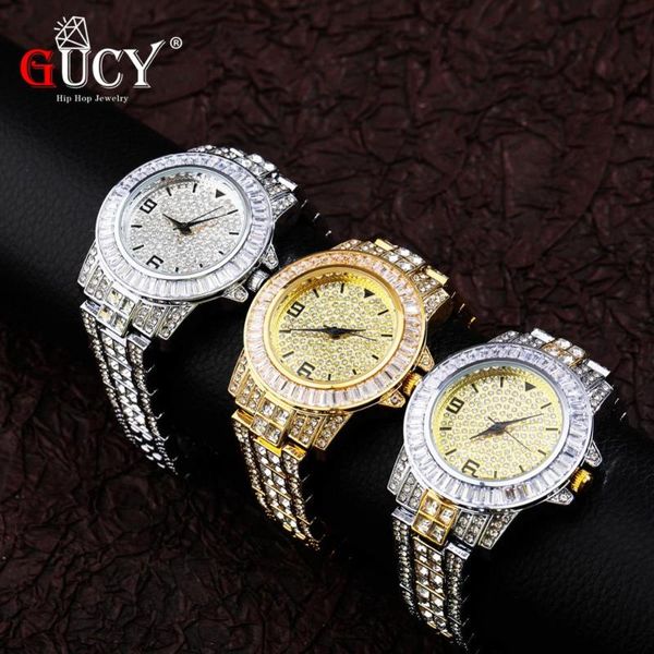 wristwatches gucy iced out hip hop wrist watches with micro pave cz stainless steel wristband drop, Slivery;brown
wristwatches gucy iced out hip hop wrist watches with micro pave cz stainless steel wristband drop, Slivery;brown