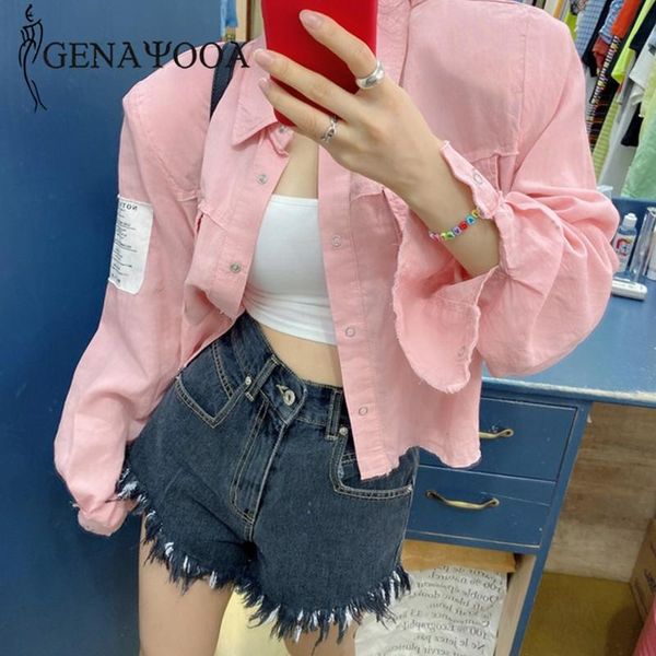 women's jackets genayooa autumn korean crop woman jacket with pocket cool women casual streetwear coats and 2021, Black;brown
women's jackets genayooa autumn korean crop woman jacket with pocket cool women casual streetwear coats and 2021, Black;brown
