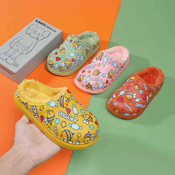 chilen's cotton slippers winter home indoor waterproof boys and girls antiskid warm feeling of stepping on feces baby plush shoes, Black
chilen's cotton slippers winter home indoor waterproof boys and girls antiskid warm feeling of stepping on feces baby plush shoes, Black