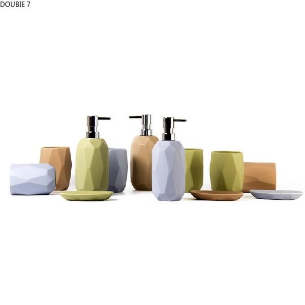 solid color matte ceramic four-piece suit bathroom accessories set wedding supplies liquid soap dispenser gargle cup dish bath accessory
solid color matte ceramic four-piece suit bathroom accessories set wedding supplies liquid soap dispenser gargle cup dish bath accessory