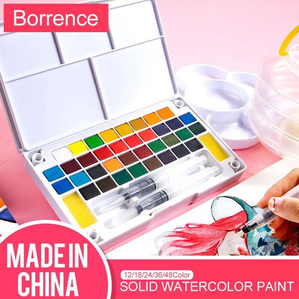 gift sets borrence solid watercolor set student/child portable beginner hand painting paint
gift sets borrence solid watercolor set student/child portable beginner hand painting paint