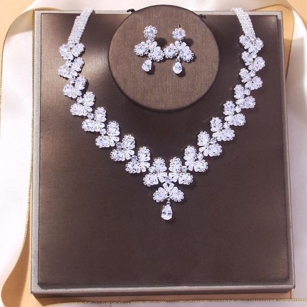 earrings & necklace stylish zircon butterfly earring set fashion accessories luxury bridal jewelry wedding sccessories, Silver
earrings & necklace stylish zircon butterfly earring set fashion accessories luxury bridal jewelry wedding sccessories, Silver