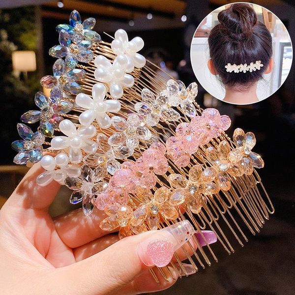 hair accessories crystal pearls combs sticks for girls women fashion children hairpins short holder comb headwear, Slivery;white
hair accessories crystal pearls combs sticks for girls women fashion children hairpins short holder comb headwear, Slivery;white