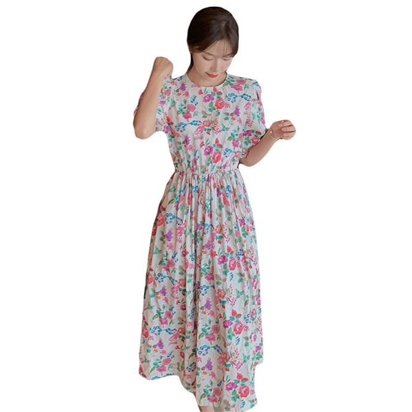 pink daisy dress women summer korean style sweet puff sleeves floral mid-length slim dresses female lr1311 210531, Black;gray
pink daisy dress women summer korean style sweet puff sleeves floral mid-length slim dresses female lr1311 210531, Black;gray