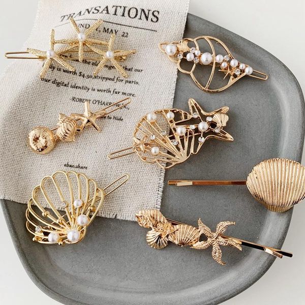 hair accessories fashion shell clips for women girls sweet gold color hairpins barrette simple lady headwear
hair accessories fashion shell clips for women girls sweet gold color hairpins barrette simple lady headwear