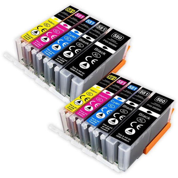2-20 pcs compatible for canon pixma tr7550 tr8550 ts6150 ts6151 printer suit pgi-580 cli-581 pgi580 cli581 ink cartridge cartridges
2-20 pcs compatible for canon pixma tr7550 tr8550 ts6150 ts6151 printer suit pgi-580 cli-581 pgi580 cli581 ink cartridge cartridges