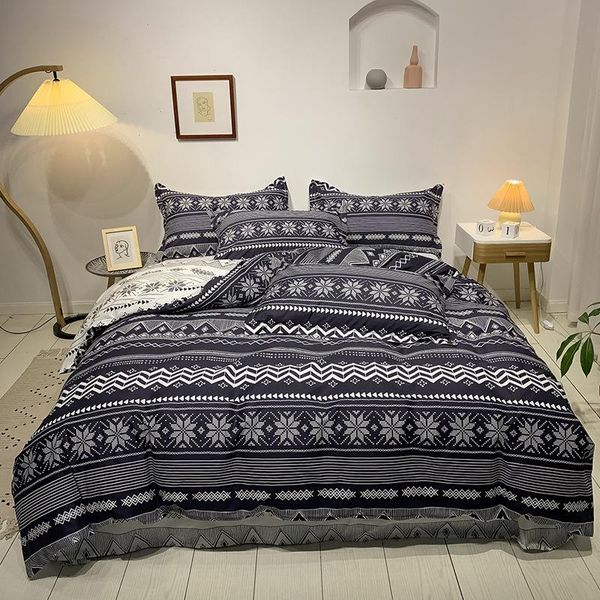 bohemia stripe bedding set ethnic 100% cotton size king 220x240 duvet cover bed linen bedclothes for home sets
bohemia stripe bedding set ethnic 100% cotton size king 220x240 duvet cover bed linen bedclothes for home sets