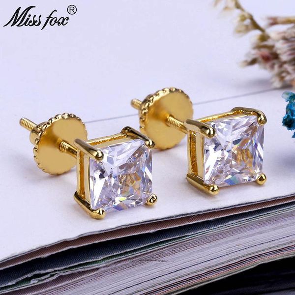 hiphop personalized earrings gold 24k studs fashion square cubic zirconia oorbellen piercing men's stud gifts, Golden;silver
hiphop personalized earrings gold 24k studs fashion square cubic zirconia oorbellen piercing men's stud gifts, Golden;silver