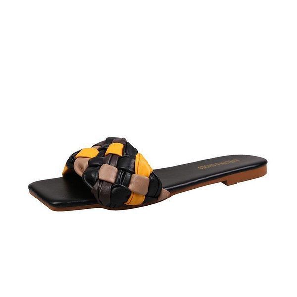 sandals women flip flops summer fashion candy color weave slippers breathable non-slip shoes slides casual female, Black
sandals women flip flops summer fashion candy color weave slippers breathable non-slip shoes slides casual female, Black