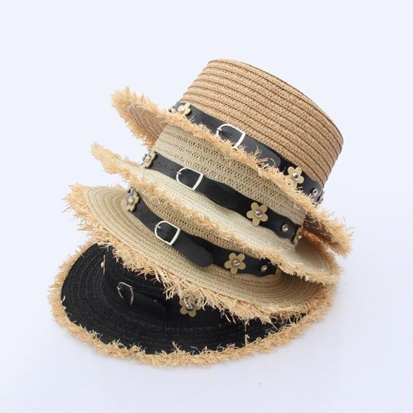 stingy brim hats studyset sun hat summer cute daisy rivets sunshade raw-edge design flower beach cap gift ornament straw, Blue;gray
stingy brim hats studyset sun hat summer cute daisy rivets sunshade raw-edge design flower beach cap gift ornament straw, Blue;gray