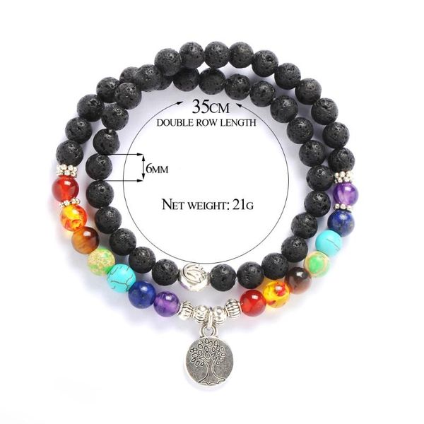 beaded, strands 7 chakra gem stone tree life pendant bracelet for women yoga reiki healing balancing 6mm lava charm bracelets, Black
beaded, strands 7 chakra gem stone tree life pendant bracelet for women yoga reiki healing balancing 6mm lava charm bracelets, Black