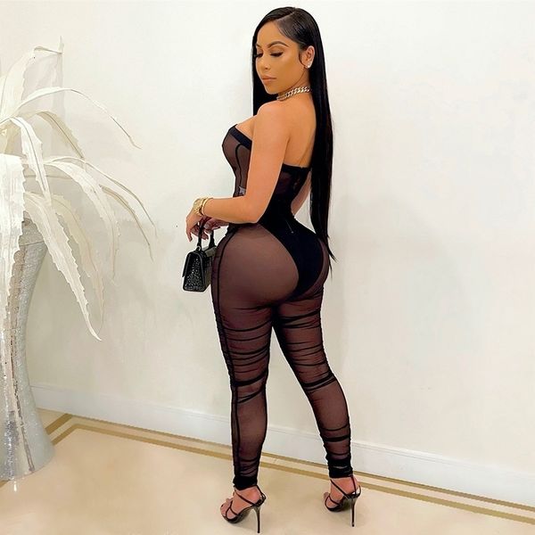 women's jumpsuits & rompers summer off shoulder mesh print club party bodysuit lace up sleeveless women high waist skinny pen, Black;white
women's jumpsuits & rompers summer off shoulder mesh print club party bodysuit lace up sleeveless women high waist skinny pen, Black;white