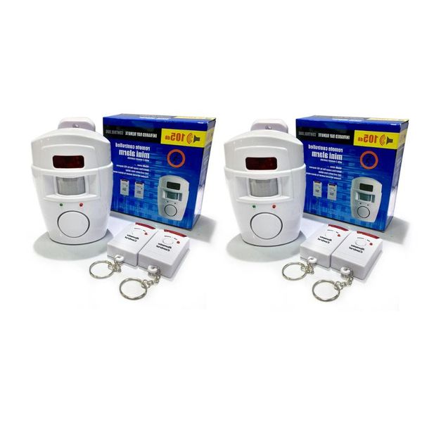 alarm systems wireless pir/motion sensor + 2 remote controls local burglar 105db siren
alarm systems wireless pir/motion sensor + 2 remote controls local burglar 105db siren