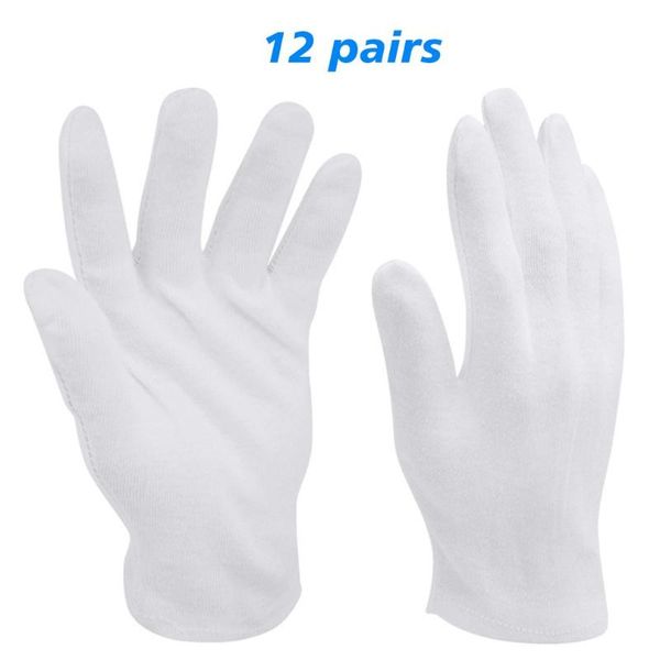 disposable gloves 12 pair white cotton labor protection for jewelry appreciation household cleaning gardening etiquette supplies
disposable gloves 12 pair white cotton labor protection for jewelry appreciation household cleaning gardening etiquette supplies