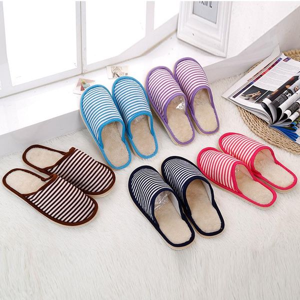 autumn winter striped cotton slippers shoes for men women eva sole non slip indoor slipper simply sh12, Black
autumn winter striped cotton slippers shoes for men women eva sole non slip indoor slipper simply sh12, Black