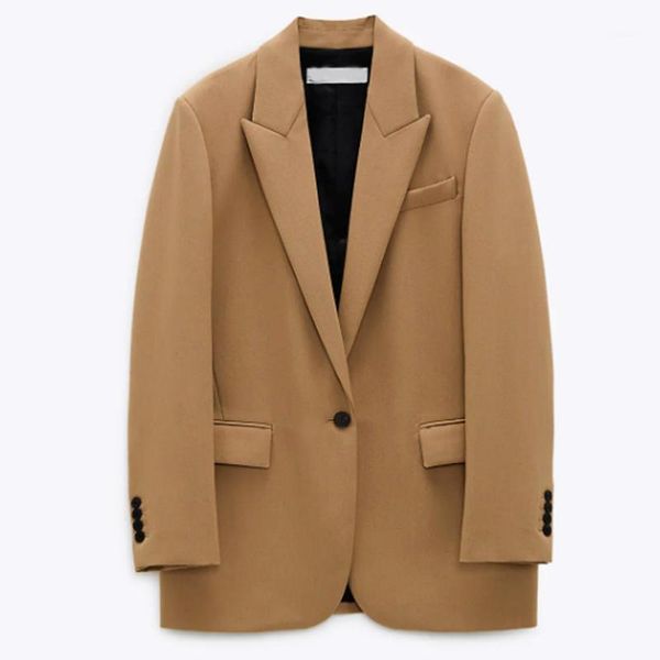 women's suits & blazers zaaho spring autumn women blazer uniform formal casual one-button pocket business suit coat, White;black
women's suits & blazers zaaho spring autumn women blazer uniform formal casual one-button pocket business suit coat, White;black