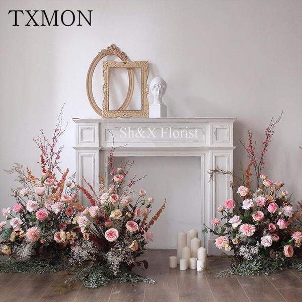 decorative flowers & wreaths simulation flower rose combination floral wedding road guide decoration background pography window design
decorative flowers & wreaths simulation flower rose combination floral wedding road guide decoration background pography window design