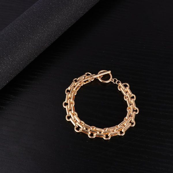 charm bracelets 1pc alloy chain european and american style bracelet fashionable hand jewelry for girls ladies(golden), Golden;silver
charm bracelets 1pc alloy chain european and american style bracelet fashionable hand jewelry for girls ladies(golden), Golden;silver
