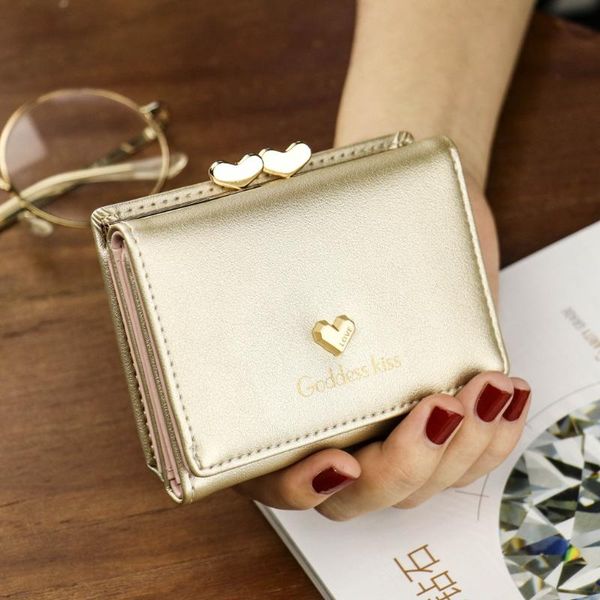 wallets cute love short wallet female folding multifunctional small coin bag student purse mini, Red;black
wallets cute love short wallet female folding multifunctional small coin bag student purse mini, Red;black