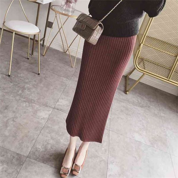 quality spring & knit skirt women office s womens wool split all match high waist pencil 210527, Black
quality spring & knit skirt women office s womens wool split all match high waist pencil 210527, Black