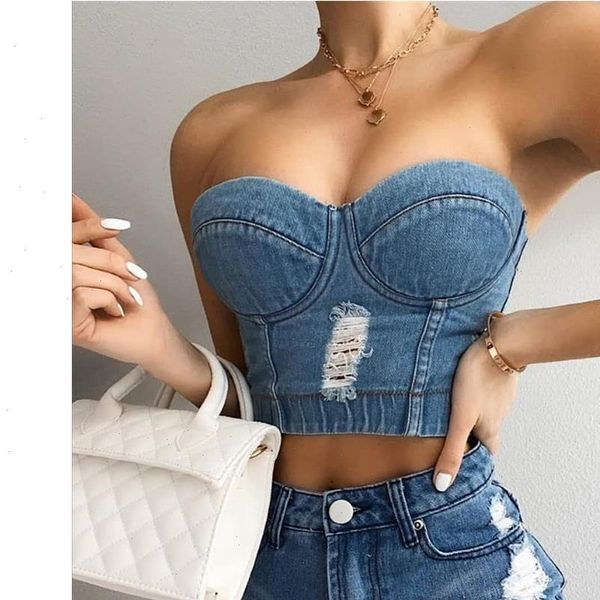 women cami short denim halter crop vintage summer woman cropparty club outfits womens tank t shirt, White
women cami short denim halter crop vintage summer woman cropparty club outfits womens tank t shirt, White