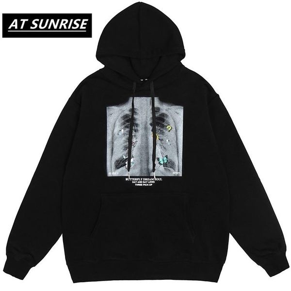 hip hop oversize hoodie sweatshirt men 2021 streetwear harajuku x-ray butterfly hooded loose hipster fleece plus size men's hoodies & s, Black
hip hop oversize hoodie sweatshirt men 2021 streetwear harajuku x-ray butterfly hooded loose hipster fleece plus size men's hoodies & s, Black