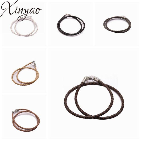charm bracelets xinyao multi-layer 100% genuine braided leather bracelet men women stainless steel clasps pulseras male female, Golden;silver
charm bracelets xinyao multi-layer 100% genuine braided leather bracelet men women stainless steel clasps pulseras male female, Golden;silver