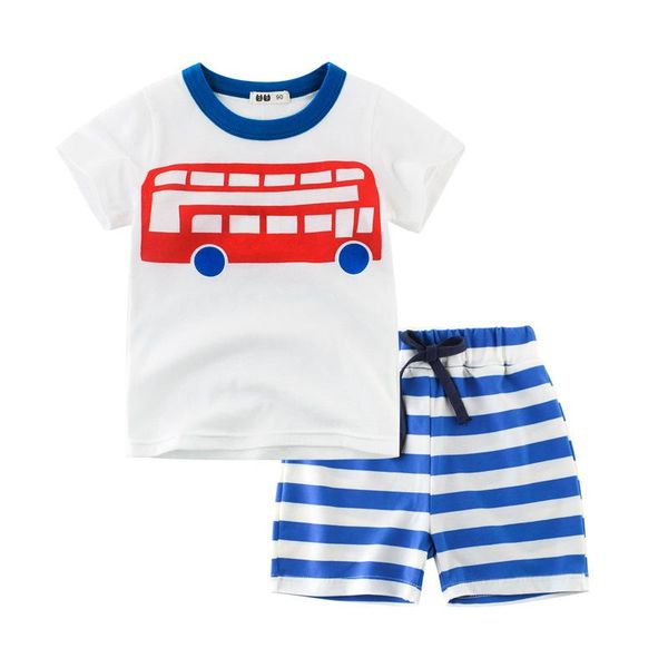 clothing sets fashion summer short sleeve set cartoon stripe kids boys t-shirt+shorts suit 2-9t children's, White
clothing sets fashion summer short sleeve set cartoon stripe kids boys t-shirt+shorts suit 2-9t children's, White
