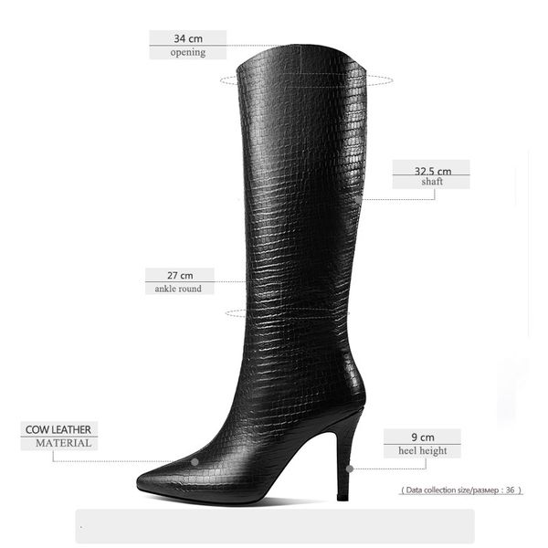 boots wetkiss high heels women mid-calf boot female snake skin cow leather shoes ladies pointed toe winter lc1y, Black
boots wetkiss high heels women mid-calf boot female snake skin cow leather shoes ladies pointed toe winter lc1y, Black