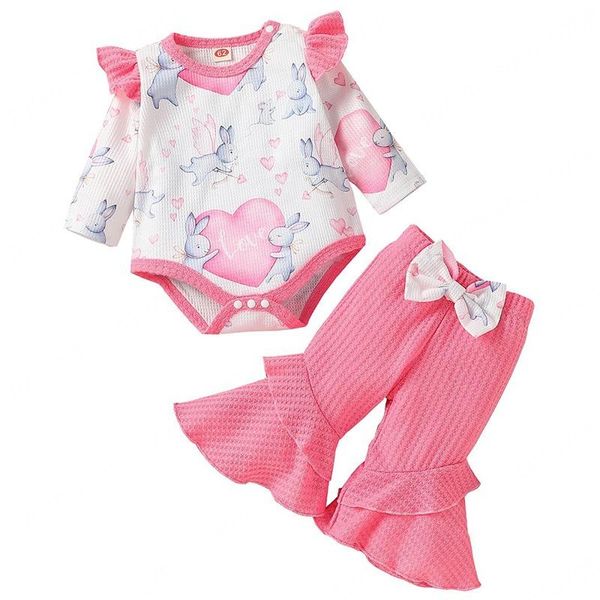 kids clothing sets girls easter outfits infant flying sleeve bunny rabbit print +flared pants 2pcs/set spring autumn fashion boutique baby c, White
kids clothing sets girls easter outfits infant flying sleeve bunny rabbit print +flared pants 2pcs/set spring autumn fashion boutique baby c, White