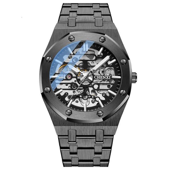 new men automatic mechanical rustless steel waterproof skeleton watches luxury transparent 's, Slivery;brown
new men automatic mechanical rustless steel waterproof skeleton watches luxury transparent 's, Slivery;brown