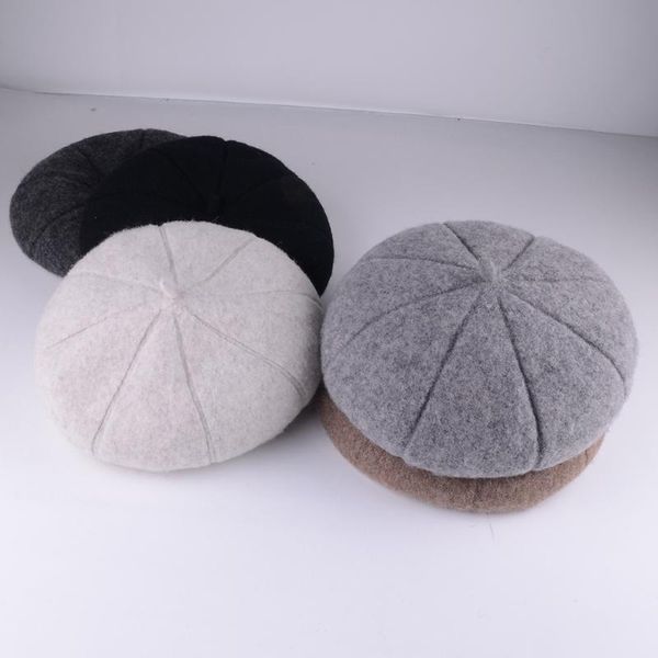 berets vintage plain beret hats french warm wool spring winter beanie hat women girl street cap men, Blue;gray
berets vintage plain beret hats french warm wool spring winter beanie hat women girl street cap men, Blue;gray