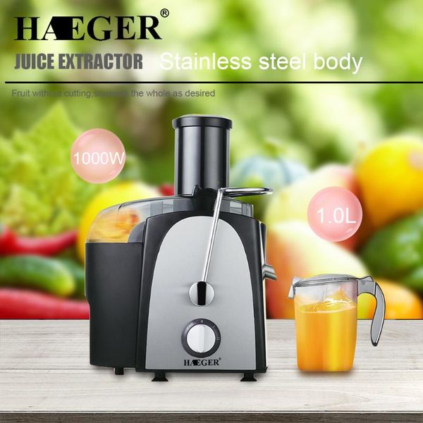 juicers haeger 1000w stainless steel electric juicer extractor large caliber lemon squeezer separator residue raw juice maker
juicers haeger 1000w stainless steel electric juicer extractor large caliber lemon squeezer separator residue raw juice maker