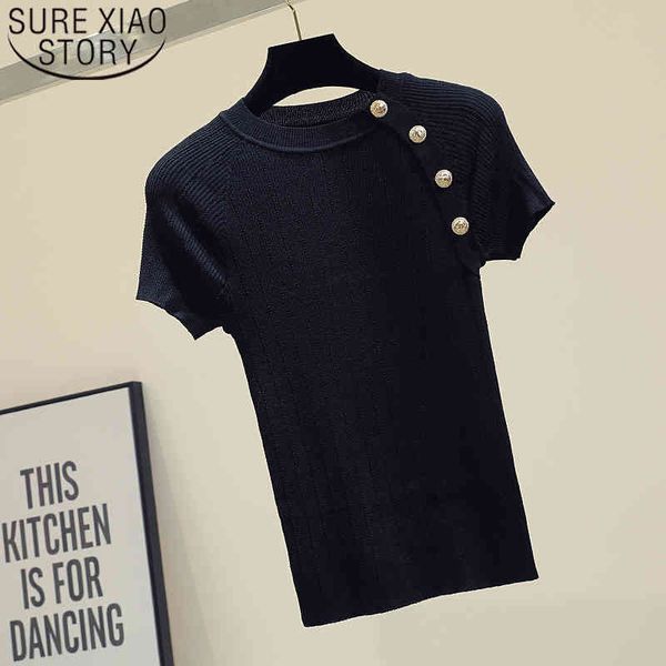 spring and summer style fashion women ice silk short-sleeved female slim ins simple white 8783 50 210508, White;black
spring and summer style fashion women ice silk short-sleeved female slim ins simple white 8783 50 210508, White;black