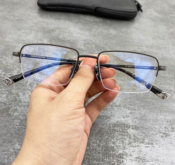 crosin glasses metal half frame box small face men's and women's business leisure myopic flat lens, White;black
crosin glasses metal half frame box small face men's and women's business leisure myopic flat lens, White;black