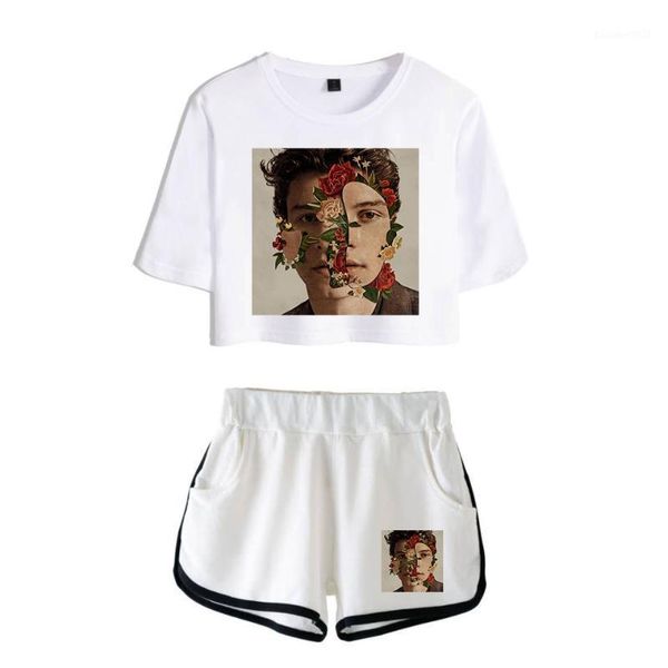 men's t-shirts cool summer streetwear girls two pieces sets shawn mendes short & pants dew navel women sportsuits, White;black
men's t-shirts cool summer streetwear girls two pieces sets shawn mendes short & pants dew navel women sportsuits, White;black