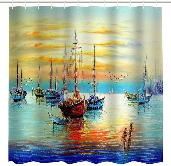 shower curtains colorful fabric antique pirate ships sailboat on ocean sunset painting bathroom art
shower curtains colorful fabric antique pirate ships sailboat on ocean sunset painting bathroom art