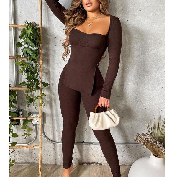 women's two piece pants mandylandy square collar split suit women 2 sets outfits high waist bodycon pencil, White
women's two piece pants mandylandy square collar split suit women 2 sets outfits high waist bodycon pencil, White